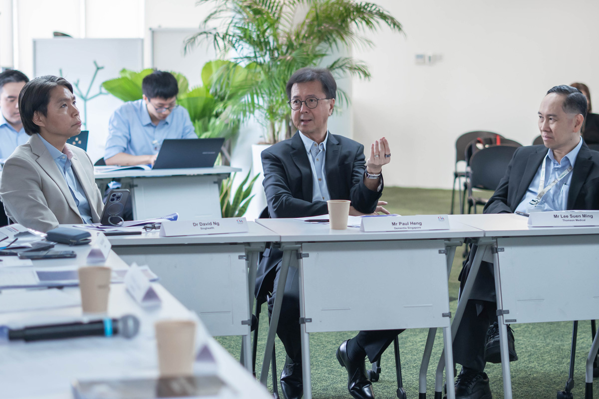 This intimate, two-hour roundtable brought together senior leaders from organisations including NHG Health, SingHealth, Thomson Medical, Singapore Children’s Society, Singapore Cancer Society, and Dementia Singapore.