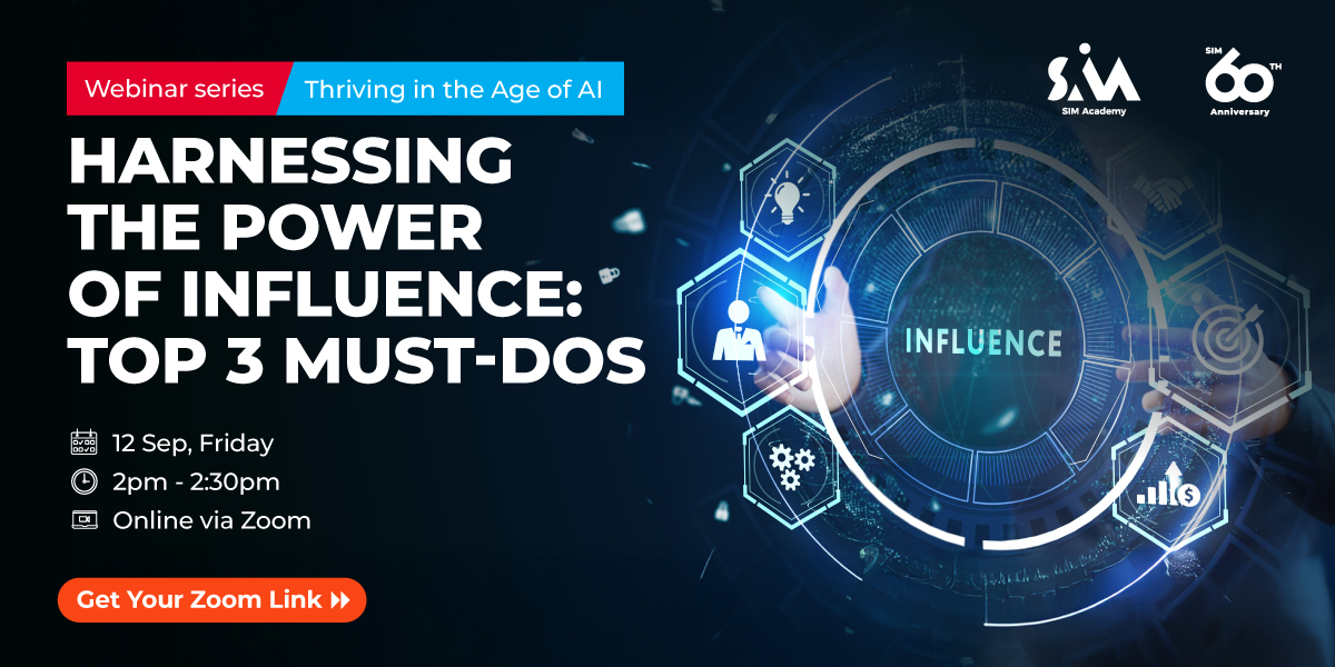 SIM Academy Webinar - Harnessing the Power of Influence: Top 3 Must-Dos