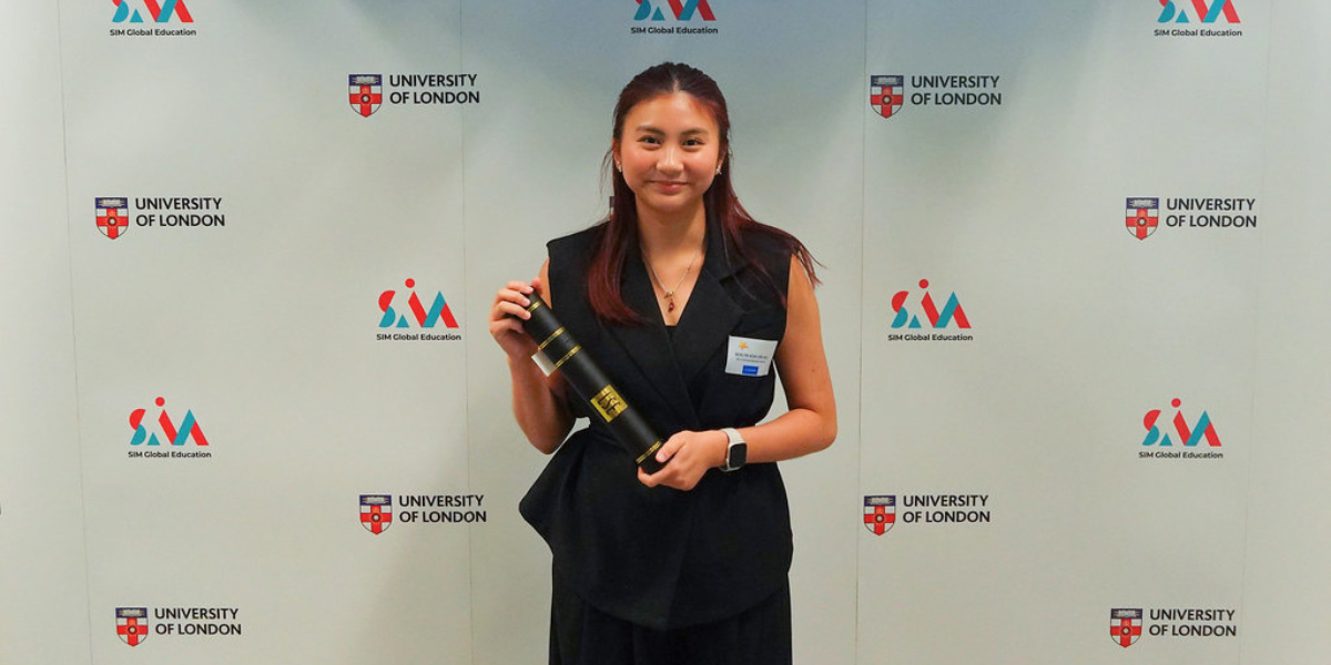 Berlyn Koh, SIM Award 2025, SIM-University of London