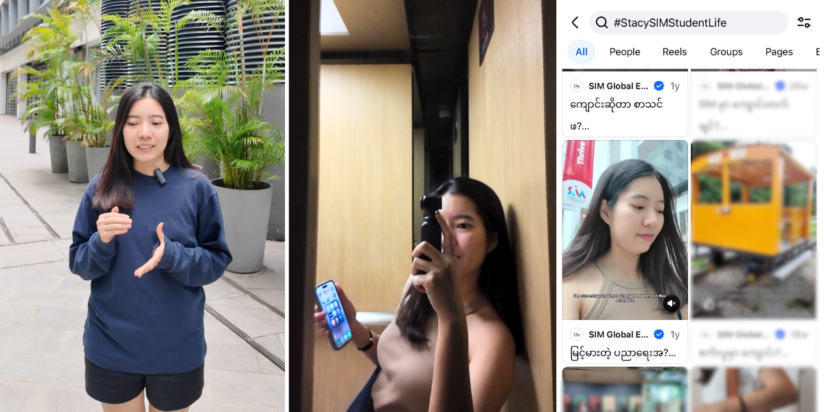 Her most successful project was a video titled “Why Did We Choose SIM?”, created in collaboration with fellow Burmese students. By sharing real and personal experiences on camera, the content resonated strongly and became one of the top performing pieces for the Myanmar audience.