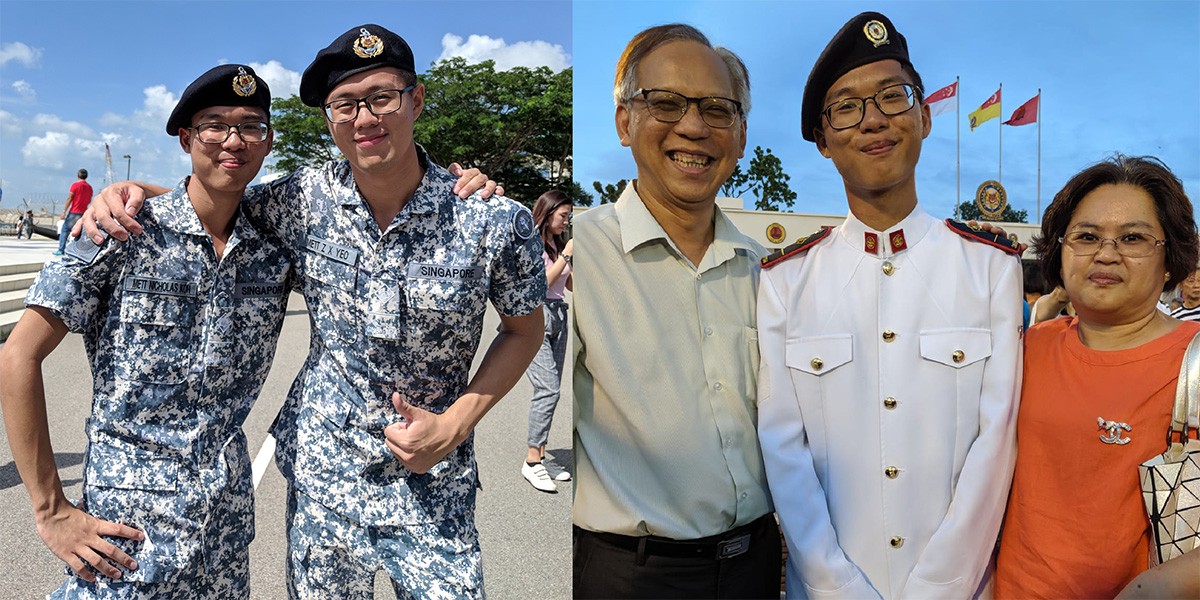 “I want to get a degree to get a good job, so that I can take care of my family,” Nicholas elaborates.