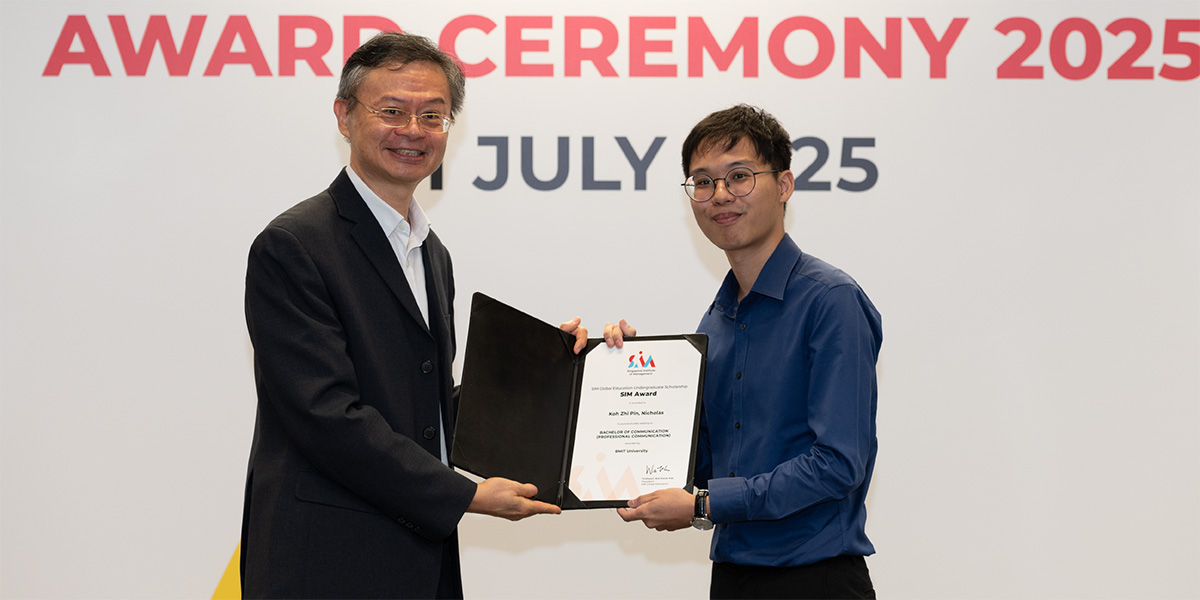 For students like Nicholas, this Award is a powerful recognition of his hard work, resilience, and his desire to achieve.