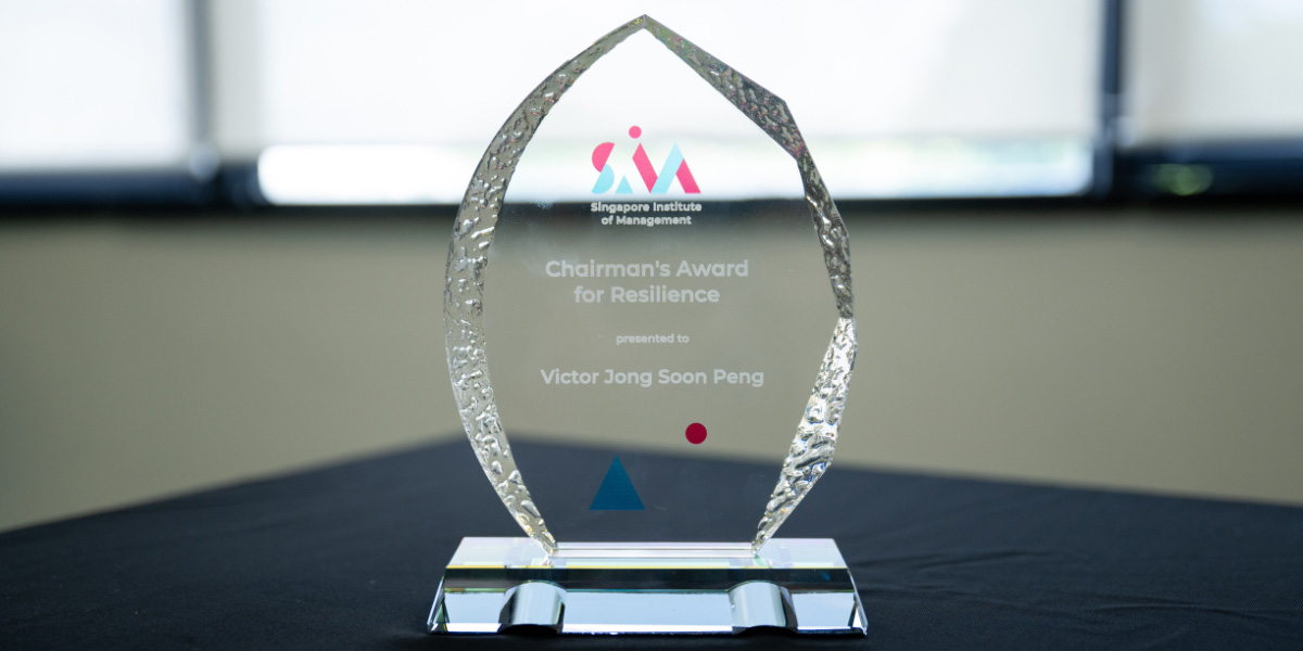 Receiving the Chairman's Award for Resilience marks a meaningful milestone in Victor's journey.