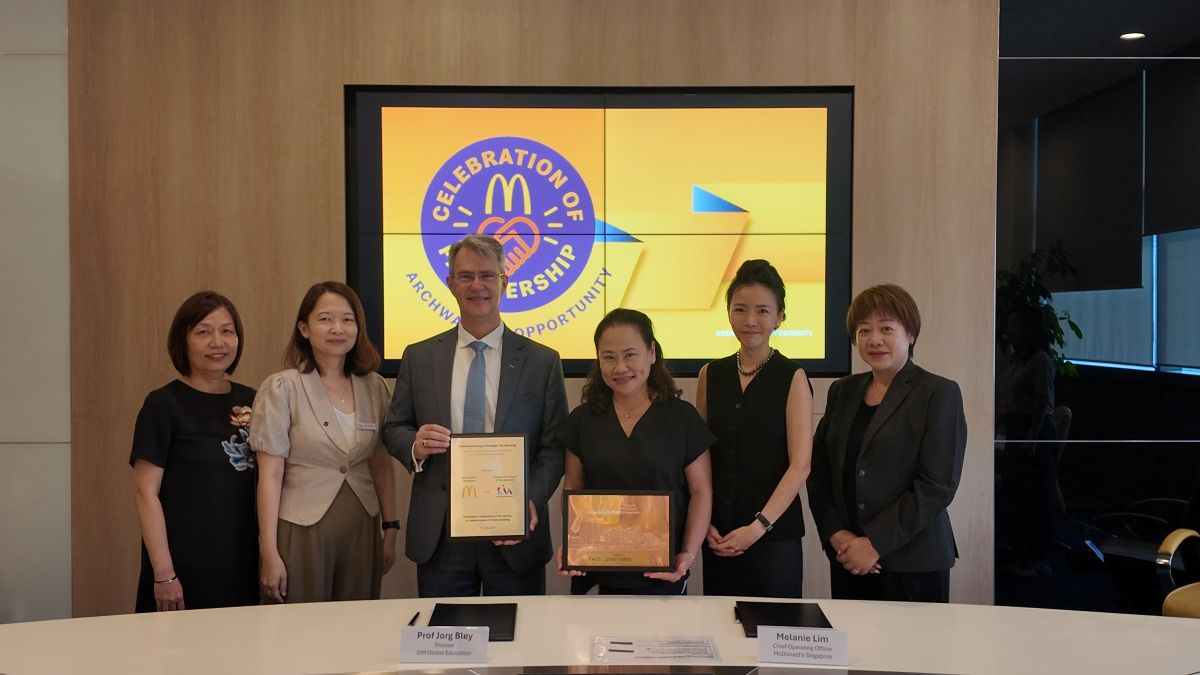 SIM Global Education Partners with McDonald’s Singapore