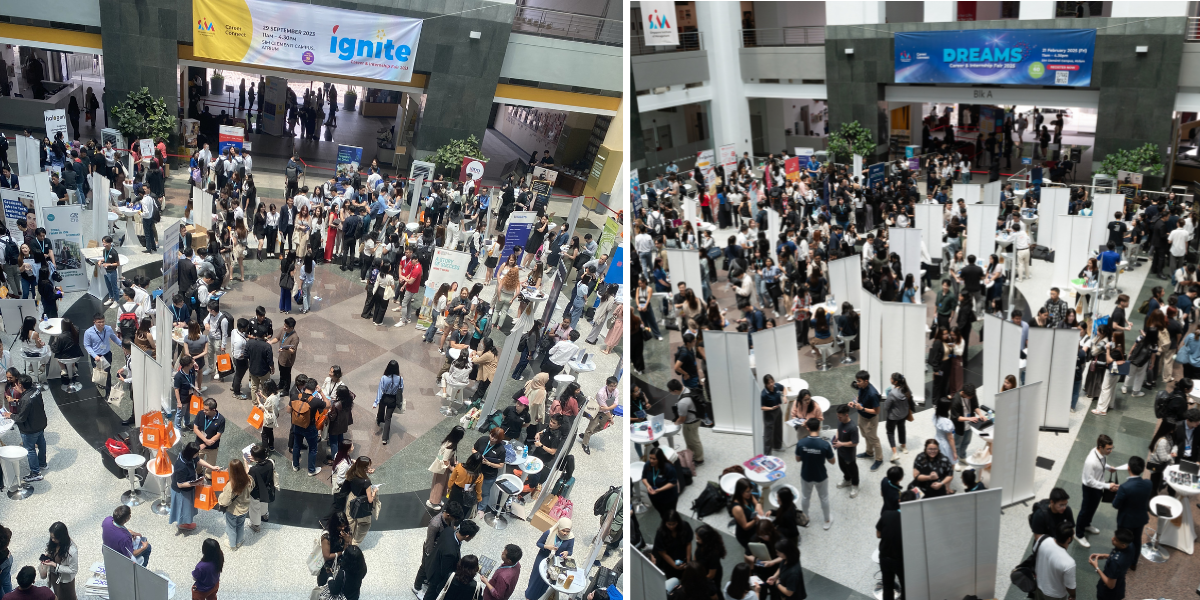 Charlene Yew also showed up to career fairs organised by SIM, getting face time with recruiters and hiring managers.