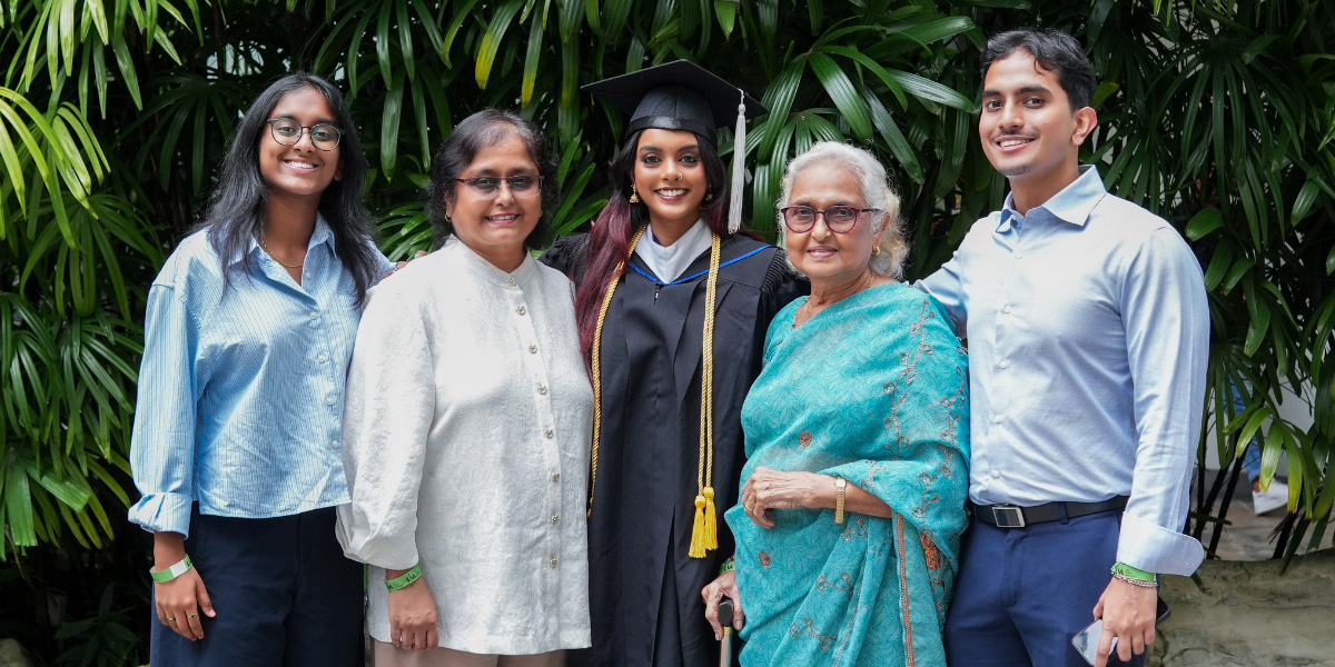 Funding her degree wasn’t easy. Nusha leaned on the generosity of her grandmother, a family friend, and a vital interest-free loan from the Singapore Indian Education Trust (SIET).