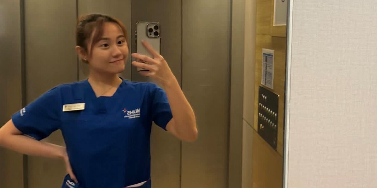 Demonstrating her resourcefulness, Kah Ying also experimented with different ways to cope with stress.