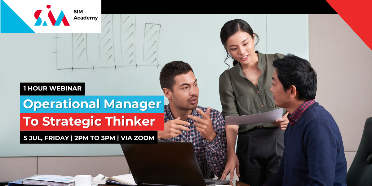 Webinar - Operational Manager to Strategic Thinker