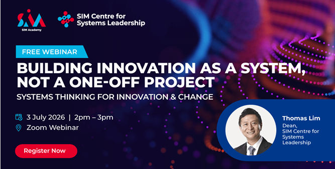 SIM Academy Webinar – Systems Thinking for Innovation & Change