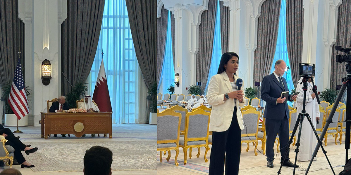 In May 2025, Laila was part of a selected media pool and the only one from her channel to gain access to cover US President Donald Trump’s state visit to Qatar.