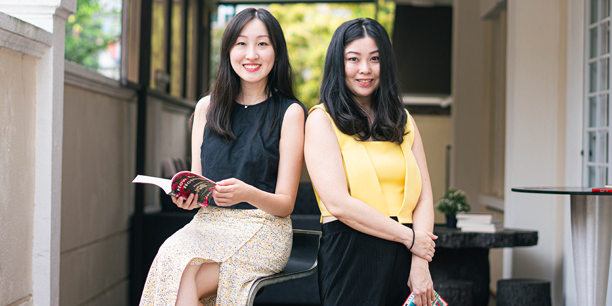 Charmaine and Seet Siew Ling, SIM-RMIT University alumni, Founders of Wormhole Singapore